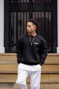 Onyx Black Oversized Sweatshirt